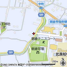 朝倉市シルバー人材センター（公益社団法人）　朝倉支所周辺の地図