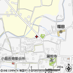 福岡県朝倉市小隈338周辺の地図