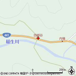 四郎谷周辺の地図