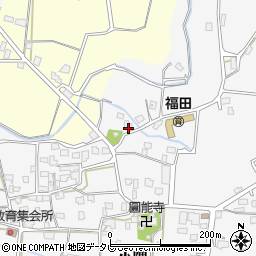 福岡県朝倉市小隈310周辺の地図