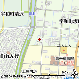 愛媛県西予市宇和町坂戸551周辺の地図