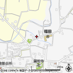 福岡県朝倉市小隈301周辺の地図