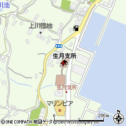 平戸市生月支所周辺の地図