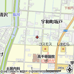 愛媛県西予市宇和町坂戸666周辺の地図