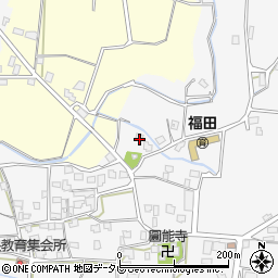 福岡県朝倉市小隈306-1周辺の地図