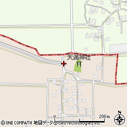 福岡県三井郡大刀洗町栄田3335周辺の地図