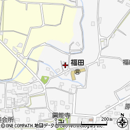 福岡県朝倉市小隈289-3周辺の地図