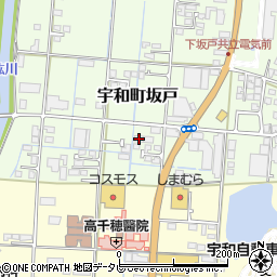 愛媛県西予市宇和町坂戸657周辺の地図