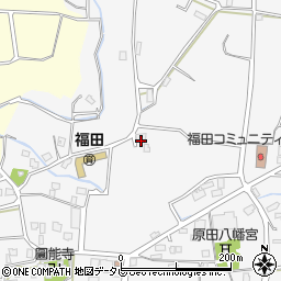 福岡県朝倉市小隈197周辺の地図