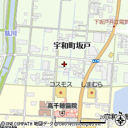 愛媛県西予市宇和町坂戸660周辺の地図