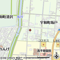 愛媛県西予市宇和町坂戸670周辺の地図
