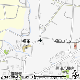 福岡県朝倉市小隈188周辺の地図