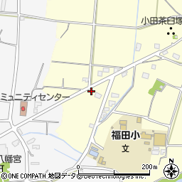 福岡県朝倉市小田525周辺の地図
