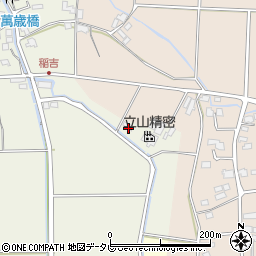 福岡県小郡市稲吉119周辺の地図