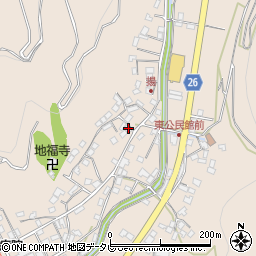 愛媛県西予市三瓶町朝立2-199周辺の地図