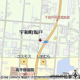 愛媛県西予市宇和町坂戸574周辺の地図
