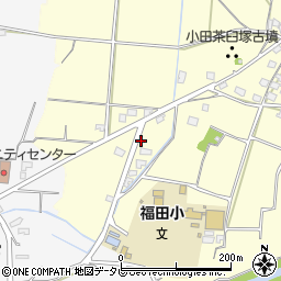 福岡県朝倉市小田516周辺の地図