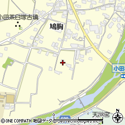 福岡県朝倉市小田627周辺の地図