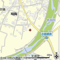 福岡県朝倉市小田656周辺の地図