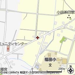 福岡県朝倉市小田562周辺の地図