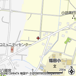 福岡県朝倉市小田546周辺の地図