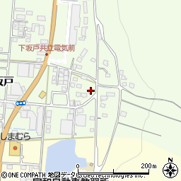 愛媛県西予市宇和町坂戸618周辺の地図