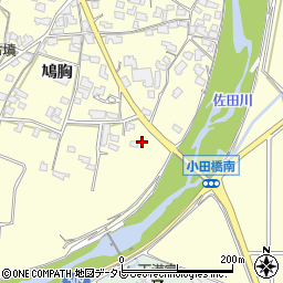 福岡県朝倉市小田657周辺の地図