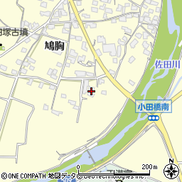 福岡県朝倉市小田654周辺の地図