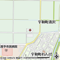 愛媛県西予市宇和町清沢1920周辺の地図