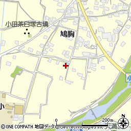 福岡県朝倉市小田603周辺の地図
