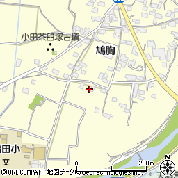 福岡県朝倉市小田601周辺の地図