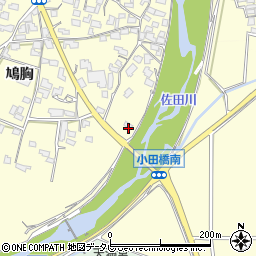 福岡県朝倉市小田669周辺の地図