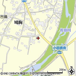 福岡県朝倉市小田660周辺の地図