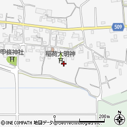 福岡県三井郡大刀洗町甲条1021周辺の地図