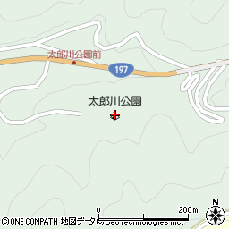 太郎川公園キャンプ場周辺の地図