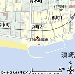 錦浦漁協周辺の地図