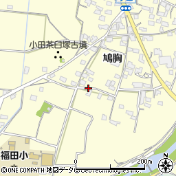 福岡県朝倉市小田631周辺の地図