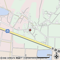 愛媛県西予市宇和町清沢1123周辺の地図