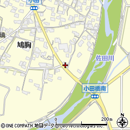 福岡県朝倉市小田666周辺の地図