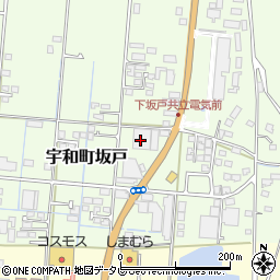 愛媛県西予市宇和町坂戸578周辺の地図
