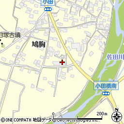 福岡県朝倉市小田650周辺の地図