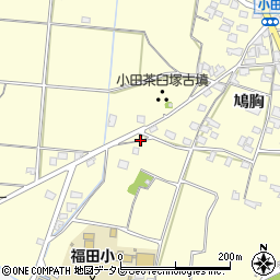 福岡県朝倉市小田506-1周辺の地図