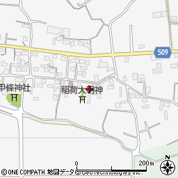 福岡県三井郡大刀洗町甲条1021-1周辺の地図