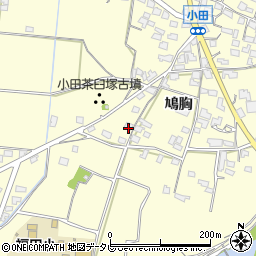 福岡県朝倉市小田591周辺の地図