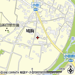 福岡県朝倉市小田647周辺の地図