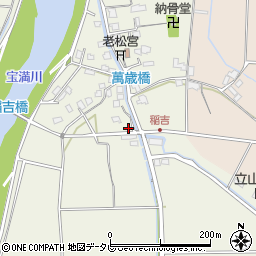 福岡県小郡市稲吉1071-2周辺の地図