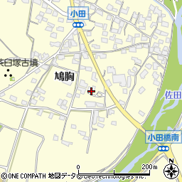 福岡県朝倉市小田648周辺の地図