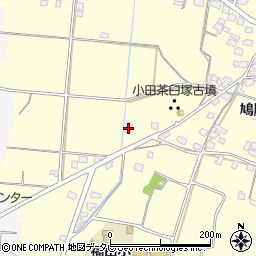 福岡県朝倉市小田570周辺の地図