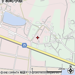 愛媛県西予市宇和町小原525周辺の地図