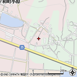 愛媛県西予市宇和町小原538周辺の地図